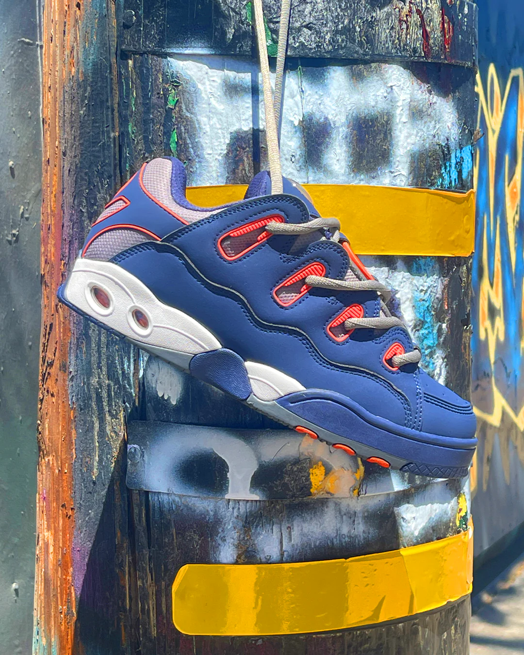 D3 OG Navy/Grey/Orange - Image 5